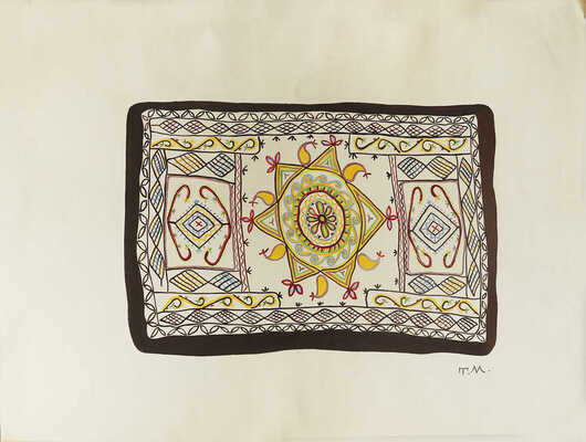 Маврина (Лебедева) Татьяна Алексеевна. Восточный ковер № 13